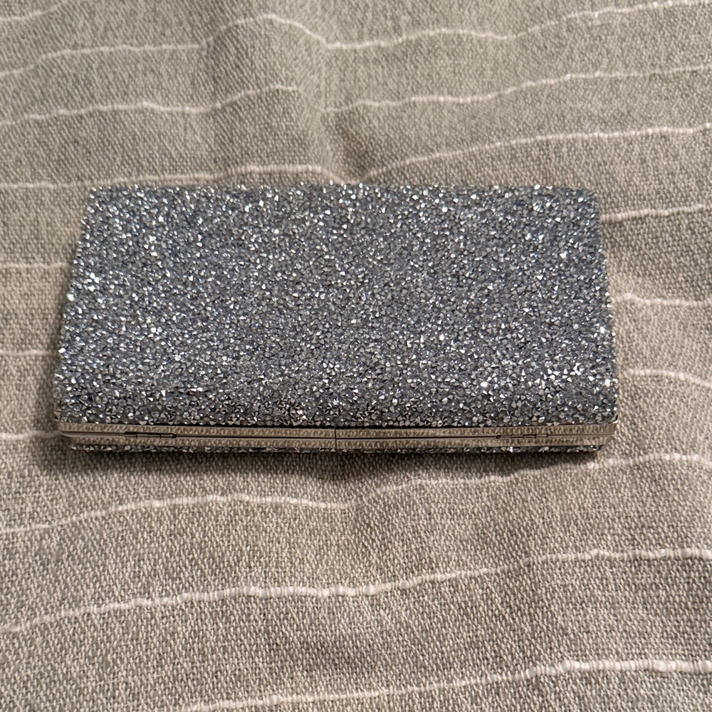 Elegant Silver Clutch Bag